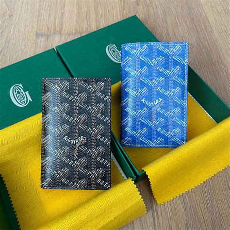 goyard card holder beige|goyard card holder men.